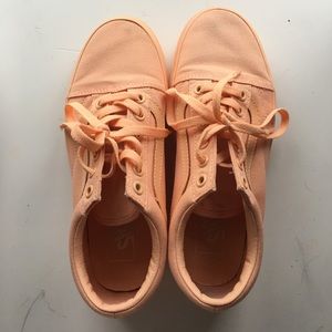 Apricot Vans Worn 2 size 7 Womens